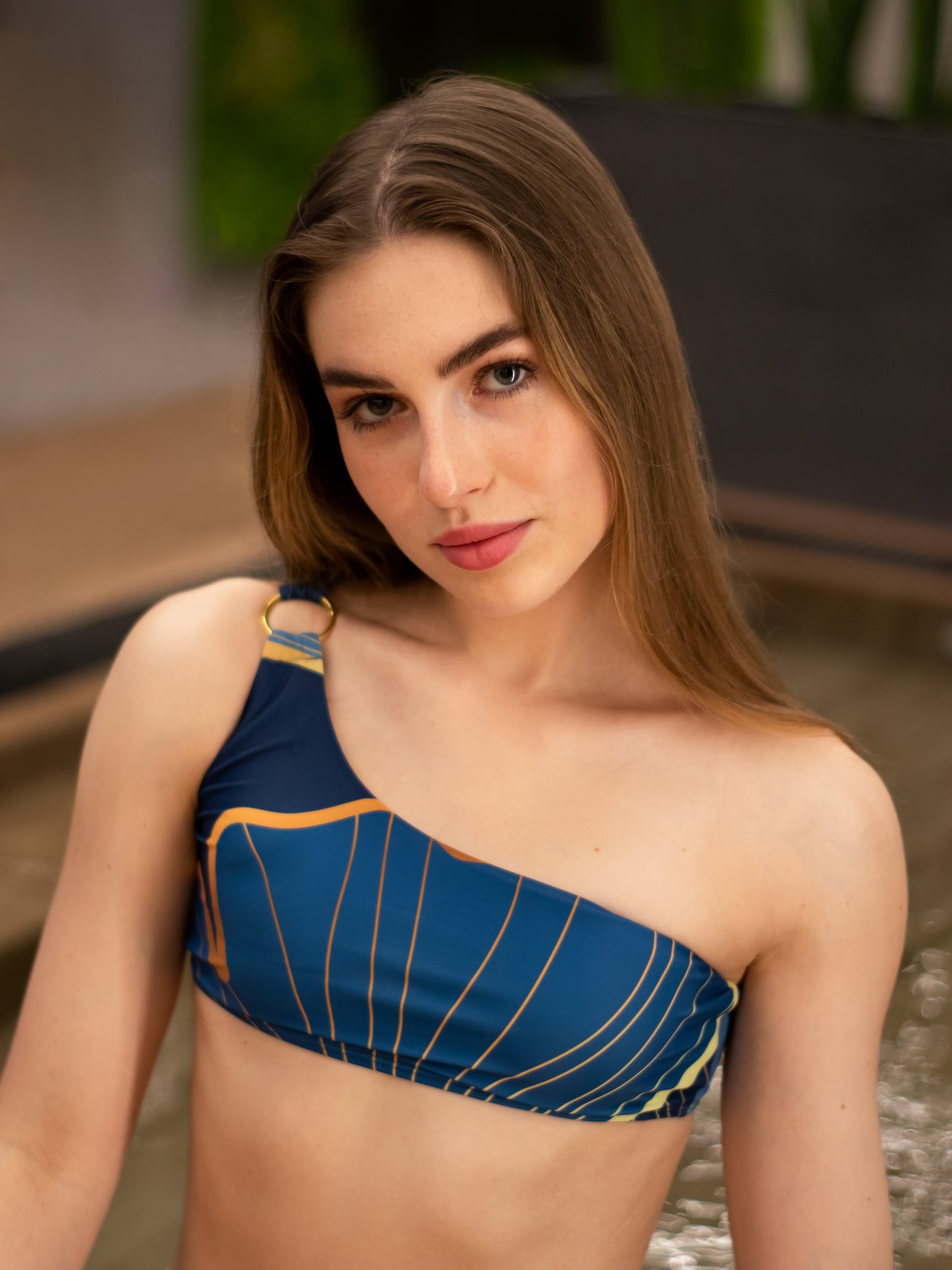 The Izzy Top - Blue Gold